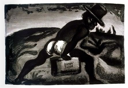 Rouault - Man with a Suitcase, 1928