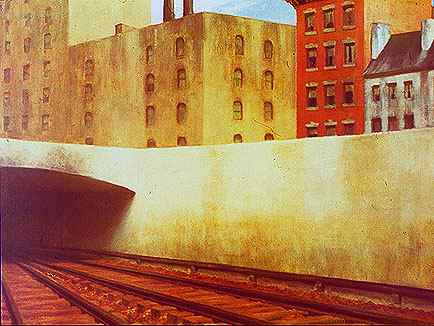 Edward Hopper - Approaching a City (1946)
